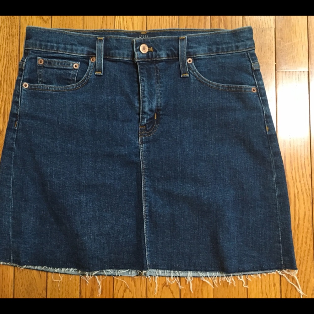 J. Crew Mercantile jean skirt